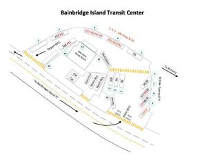 Kitsap Transit courtesy image
Bainbridge Island Transit Center.