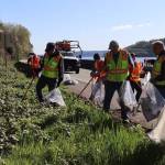 Kitsap County courtesy photos
Local and state agencies joined together April 13 to clean up litter along Highway 3 in Gorst.