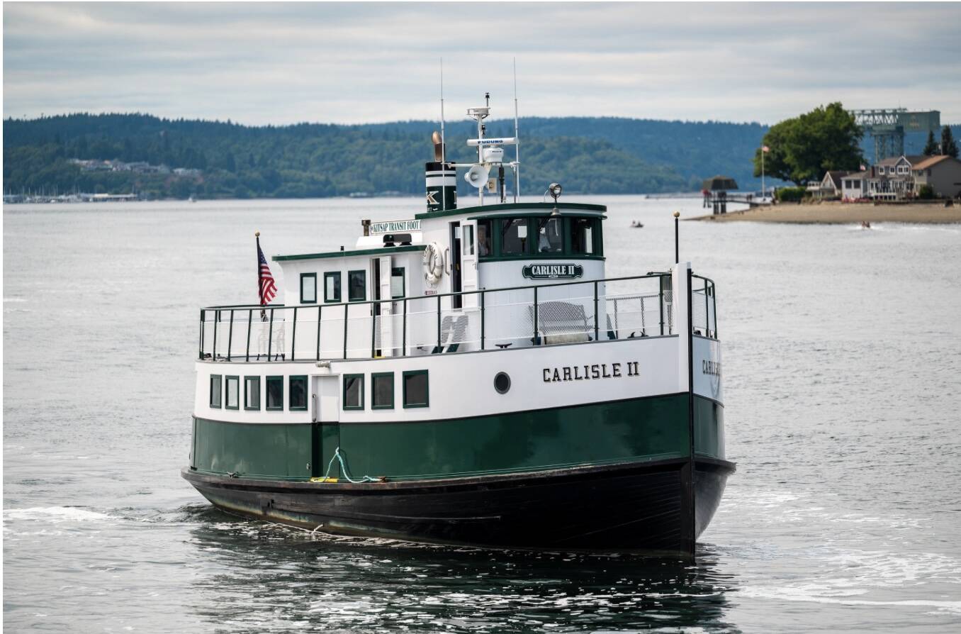 Kitsap Transit courtesy photo
The Carlisle II traverses Sinclair Inlet.