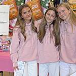 Guild members Isla Buffkin, Saylor Thielman and Magda Rufo-Hill at a recent Heartwarming Drive at Safeway.