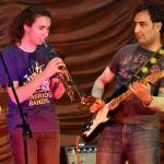 Nancy Treder courtesy photos
Father and daughter duo, Stella and Pasha Saleh, put on an improvised performance during the Open Mic night showcase at Lynwood Theatre May 2.