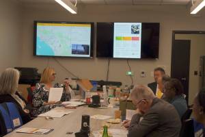 Joshua Kornfeld/Kitsap News Group 
The Bainbridge Island City Council inside the new Emergency Operations Center.