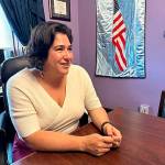 Mike De Felice/Kitsap News Group
U.S. Rep. Emily Randall in her Washington, D.C. office on Capitol Hill.
