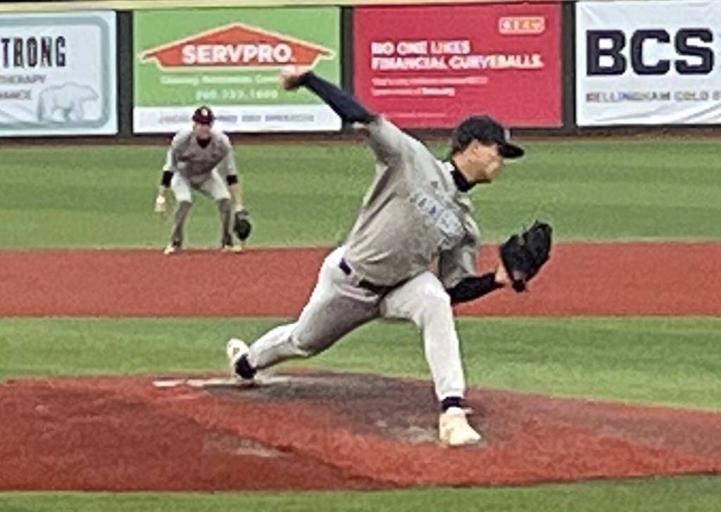 Spartan Trey Thompson struck out 13 batters as part of a combined no-hitter Bainbridge threw against Anacortes to capture the schools first state baseball title May 31 in Bellingham.