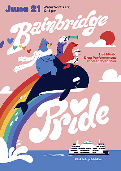Bainbridge Pride courtesy poster