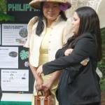 Many festival representatives wore cultural garments, such as this celebratory Filipino garment.