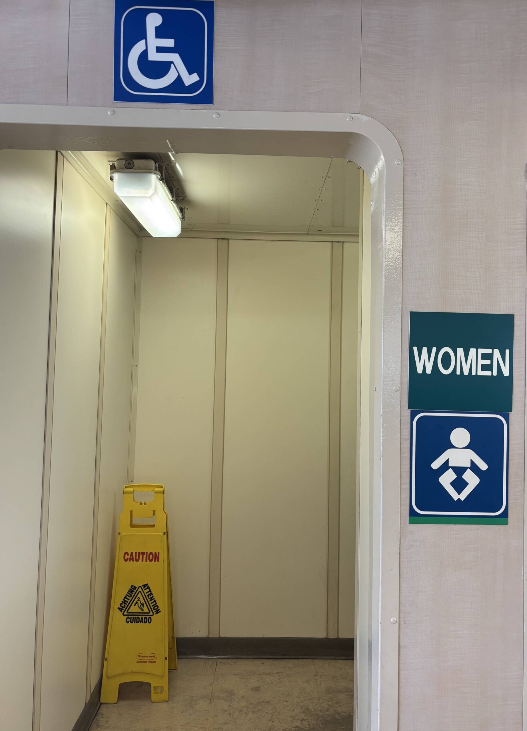 Molly Hetherwick/Kitsap News Group
The womens restroom on the Kaleetan ferry.