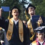 Molly Hetherwick/Kitsap News Group photos
BHS graduates Kellen and Camden Diercks, brothers, were excited to receive their diplomas at the graduation ceremony June 14.