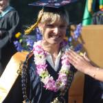 Gavin MacGregor approaches a loved one for a hug.