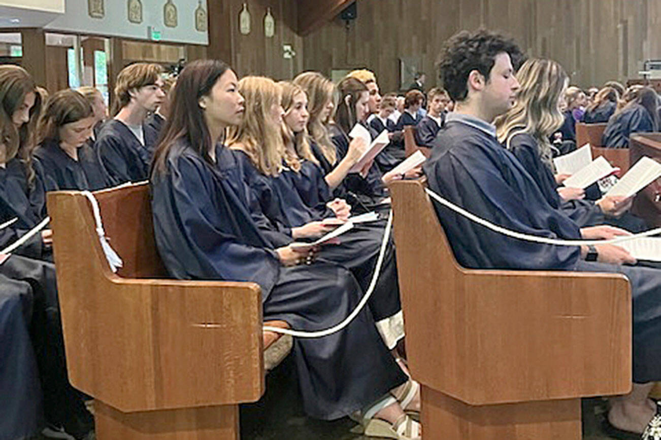 About 100 BHS seniors attended the Bainbridge Island/North Kitsap Interfaith Council-sponsored Baccalaureate June 8.