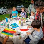 Sign-making was part of the BI Juneteenth event June 13.