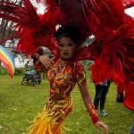 Joshua Kornfeld/Kitsap News Group photos
Rita Larue, a Seattle-based drag artist, performed at the Bainbridge Pride Festival June 21.