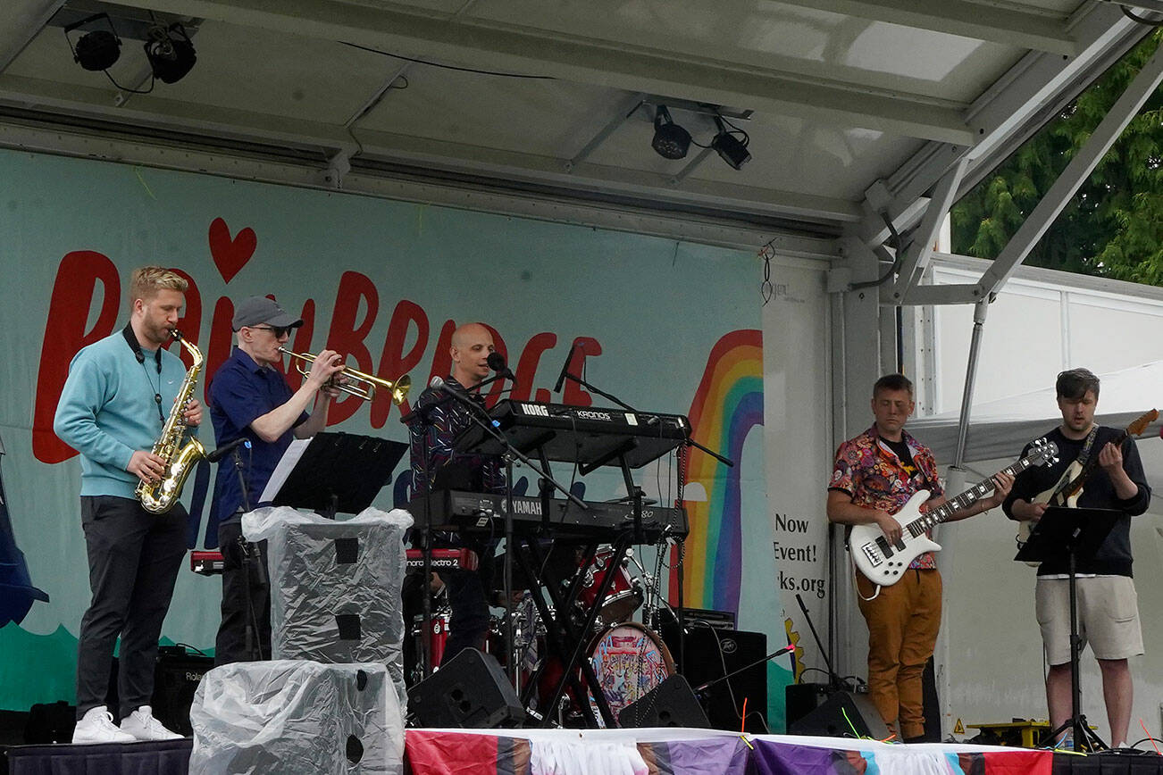 The Bainbridge Pride Festival featured live music.