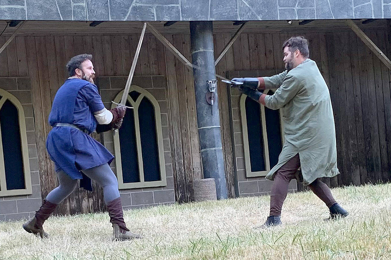 Katrina Daroff/Kitsap News Group
Actors perform a version of Macbeth recently at Bloedel Reserve.