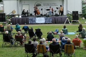 First Sundays Concerts courtesy photo
A crowd gathers to watch First Sundays Concerts first-ever outdoor performance June 22 at Waterfront Park.