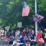 Crowds gathered on Winslow Way for the Grand Old 4th of July Parade.