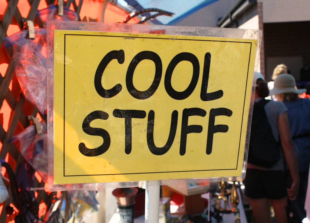 Out of dozens of sections, some things for sale could only be described as cool stuff.