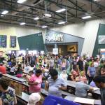 Molly Hetherwick/Kitsap News Group photos
Up to 10,000 people were estimated in attendance at the BI Rotary Auction & Rummage Sale July 12 at Woodward Middle School.