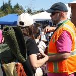 Volunteers in each section assisted buyers with directions, instructions for purchasing items, and advice on how to take their treasures home.