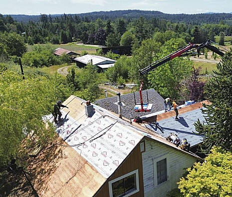 COBI courtesy photos
The city-owned Suyematsu Farmhouse on Day Road recently underwent repairs in late June.