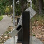 Buckminster Fuller by MacRae Wylde at Waterfront Park.