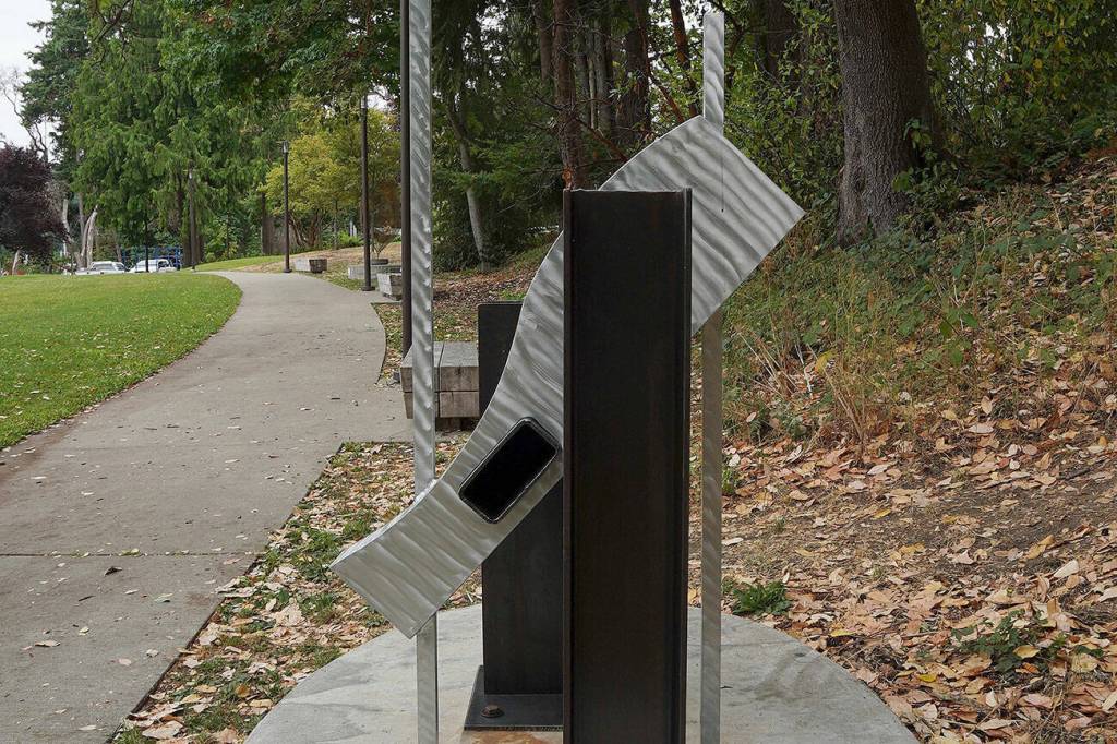 Buckminster Fuller by MacRae Wylde at Waterfront Park.