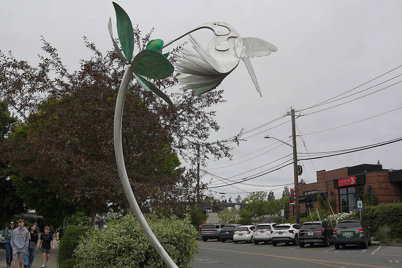 Tall Hummer by Charles Fitzgerald on Winslow Way by Town & Country.