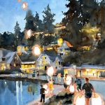 Watercolors by Ina Xi.