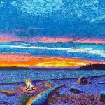 Bainbridge Island Studio Tour courtesy images
Acrylic on canvas by Adam Smith.