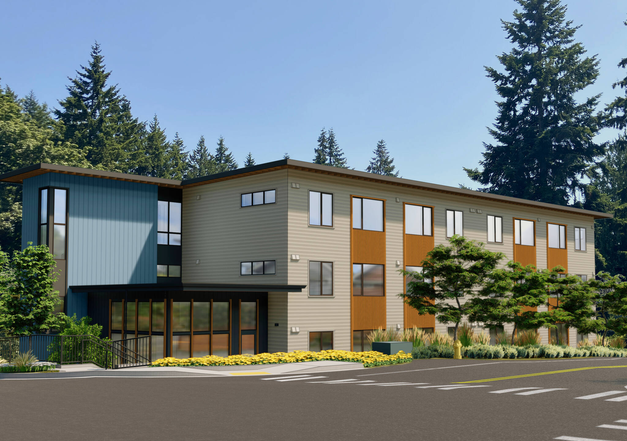 HRB courtesy image
A rendering of the affordable housing project.