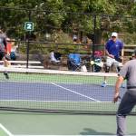 Luke Caputo/Kitsap News Group photos
A pickleball match takes place during the 2025 Founders Tournament at Battle Point Park Aug. 14.