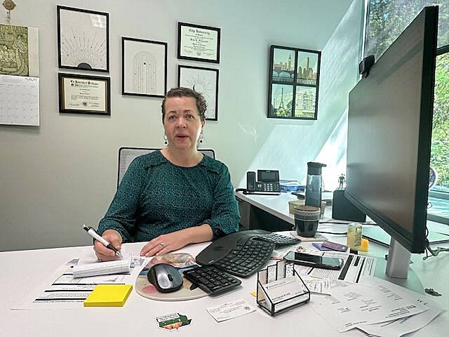 Mike De Felice/Kitsap News Group
Rena Fitzgerald, executive director of behavioral health at Salish Regional Crisis Line.