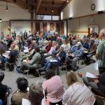 Shannon Hays courtesy photo
A packed house filled the BI Planning Commission meeting Sept. 11.