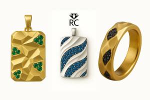 Bold, refined and made to last –mens and unisex jewelry is stepping into the spotlight with designs that balance rugged simplicity and striking detail. Photo courtesy of Robin Callahan Designs.