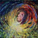 BI Studio Tour courtesy photos
Acrylic mixed media by Deborah J. Milton.