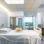 A look inside one of the patient rooms.