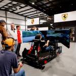 The facility includes a negative-G-force racing simulator.