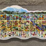 A full view of the mural, which represents the Yakima Valley.