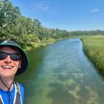 Greg Nance courtesy photos
Rep. Greg Nance as he crosses the Mississippi River on his record-breaking run.