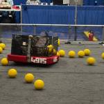 Spartronics courtesy photos
The BHS robot scurries around the field, gathering projectiles.