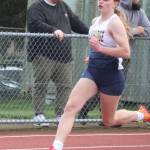 Spartan Savai Esarey placed first in the girls 800-meter event during a track meet at Bainbridge High School March 19.