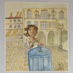 Anika Pohl courtesy image
Pohl received an Honorable Mention for clay/graphite/watercolor.