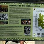 The new interpretive sign can be seen at Morales Farm on Bainbridge Island.