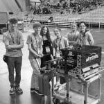 BHS Spartronics Team 4915 with robot ARTEMIS.