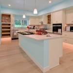 The kitchen includes many accessibility features.