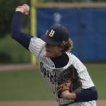 Spartan Braden French picked up the save during Bainbridges 3-0 win over Fife in the 2026 District 3 2A Baseball Championship May 16 in Tacoma.