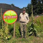 Molly Hetherwick/Kitsap News Group photos
Brian MacWhorter at Butler Green Farms on Lovgreen Road.