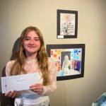 BHS senior Emma Jackson, winner of the Bainbridge Arts & Crafts Scholarship.