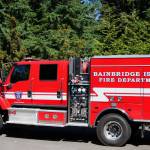 Joshua Kornfeld/Kitsap News Group photos
The new type three fire apparatus includes capacity for 500 gallons of water.